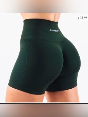Alphalete Women's Amplify Shorts - Evergreen